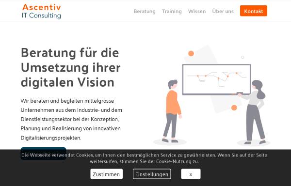 Vorschau von www.ascentiv.ch, Ascentiv - Software Development Services