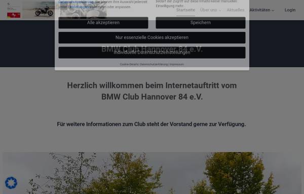 Vorschau von www.bmw-club-hannover.de, BMW-Club Hannover 84 e.V.
