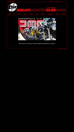 Vorschau der mobilen Webseite www.dmcswiss.com, Ducati Monster Club (DMC) Swiss