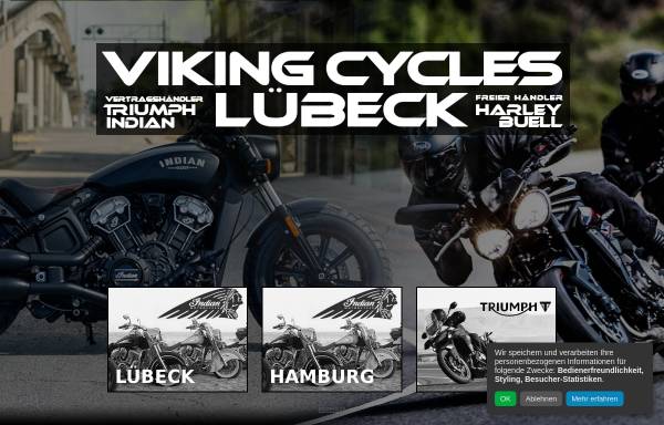 Vorschau von www.vikingcycles.de, Viking Cycles GmbH Lübeck