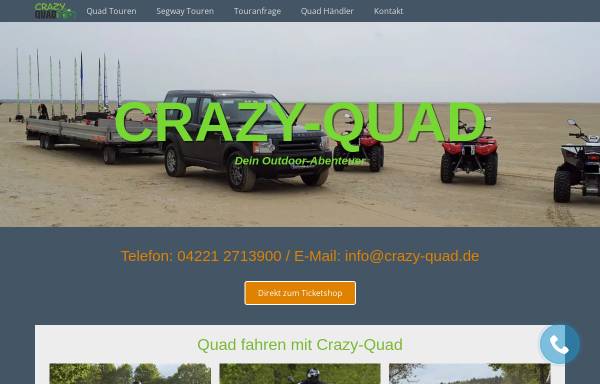 Vorschau von crazy-quad.de, Crazy-Quad