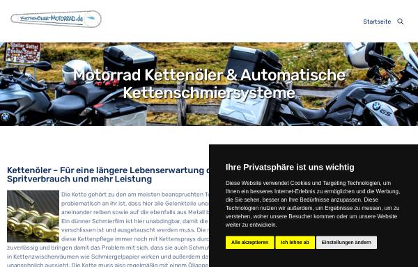 Vorschau von kettenoeler-motorrad.de, Motorrad Kettenöler