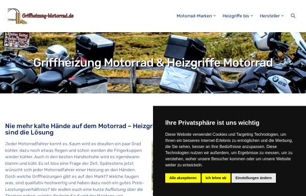 Vorschau von griffheizung-motorrad.de, Griffheizung für Motorräder