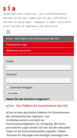 Vorschau der mobilen Webseite haken.ch, Haken.ch