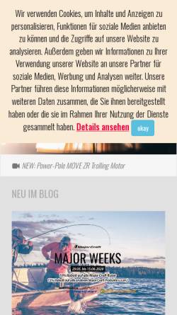 Vorschau der mobilen Webseite havelritter.de, Havelritter