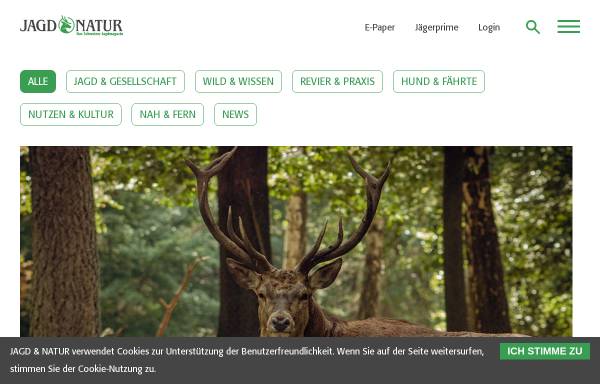Vorschau von www.jagdnatur.ch, Jagd & Natur