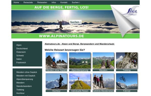 Vorschau von www.alpinatours.de, Alpinatours Sigl