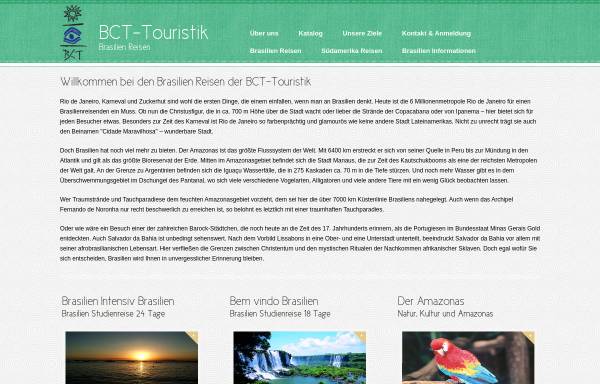 Vorschau von die-brasilienreise.de, BCT-Touristik GmbH