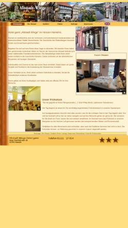 Vorschau der mobilen Webseite www.hotel-altstadtwiege.de, Hotel Altstadt-Wiege