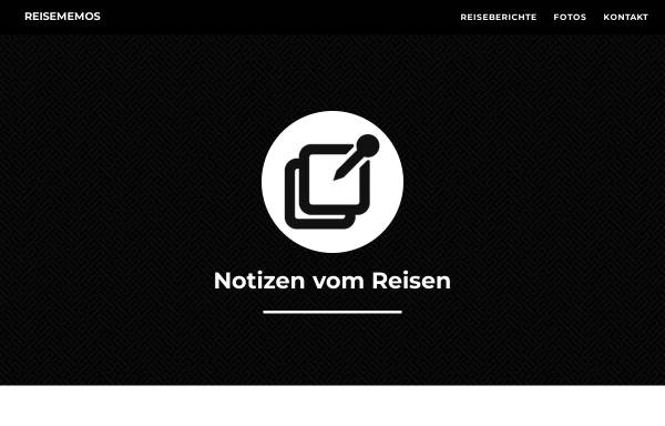 Vorschau von reisememos.de, Reisememos [Daniel Sirch]