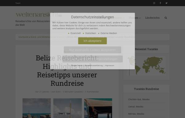 Vorschau von www.weltenansicht.de, Weltansicht.de Foto Reise Bericht