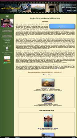 Vorschau der mobilen Webseite www.xn--reisefhrten-q8a.de, Indien, Reisen auf dem Subkontinent [Peter Engelhardt]