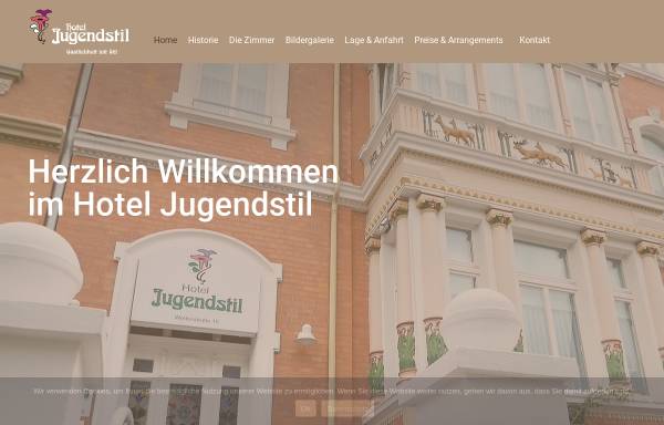 Vorschau von www.hotel-jugendstil.de, Hotel Jugendstil