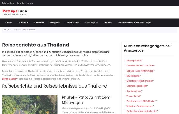 Reiseberichte und Infos über Thailand und Pattaya [Matthias Göb]