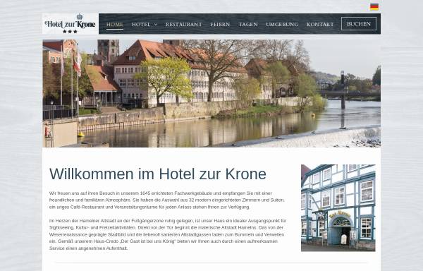 Vorschau von www.hotelzurkrone.de, Hotel zur Krone