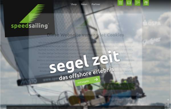 Vorschau von www.speedsailing.de, Hi-Tech-Segeln