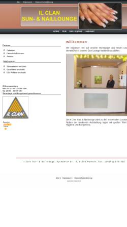 Vorschau der mobilen Webseite ilclan-hameln.de, Il Clan Sonnenstudio Hameln