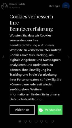 Vorschau der mobilen Webseite www.privateselection.ch, Private Selection Hotels
