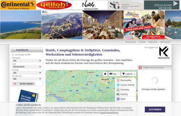 Vorschau von www.derautoatlas.de, Der Große ADAC AutoAtlas