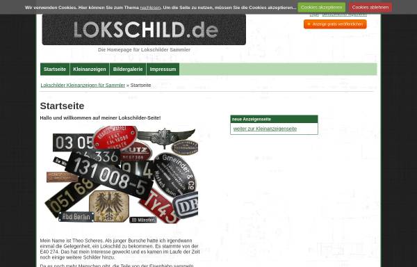 Vorschau von www.lokschild.de, Lokschild.de