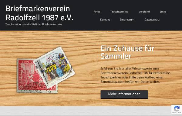 Vorschau von www.briefmarken-radolfzell.de, Briefmarkenverein Radolfzell 1987 e.V.