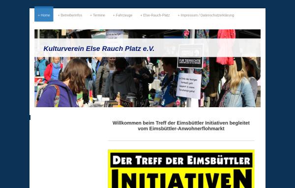 Vorschau von www.else-rauch-platz.de, Der Eimsbüttler Anwohnerflohmarkt