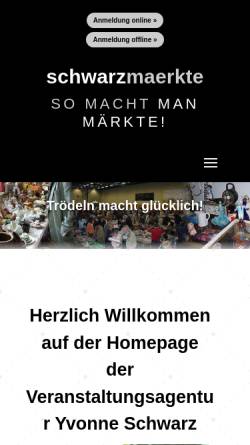 Vorschau der mobilen Webseite schwarzmaerkte.de, Schwarzmaerkte.de