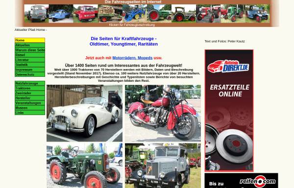 Vorschau von www.fahrzeugseiten.de, Fahrzeugseiten