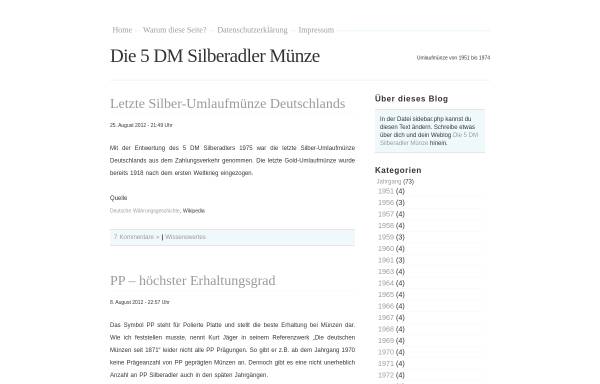 Vorschau von silberadler.info, Silberadler.info