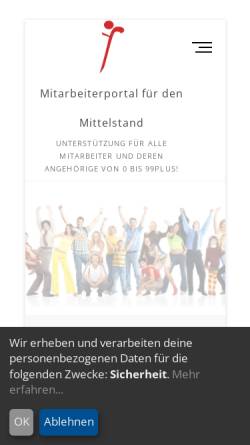 Vorschau der mobilen Webseite www.familienfreund.de, familienfreund KG