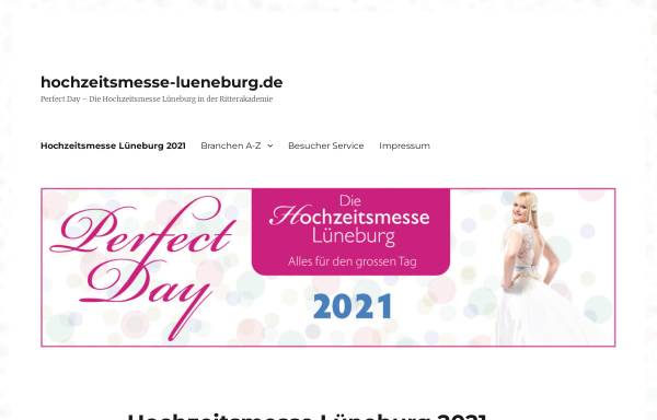 Vorschau von www.hochzeitsmesse-lueneburg.de, Hochzeitsmesse Lüneburg