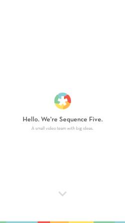 Vorschau der mobilen Webseite sequencefive.com, Sequencefive, Inh. Jakob Leitner und Ben Bredl