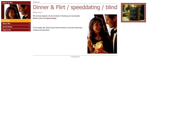 Vorschau von dinner.frdlweb.de, Dinner & Flirt