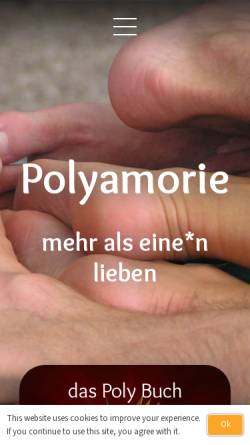 Vorschau der mobilen Webseite www.polyamorie.de, Polyamorie