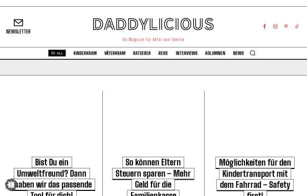 Vorschau von www.daddylicious.de, DADDYlicious
