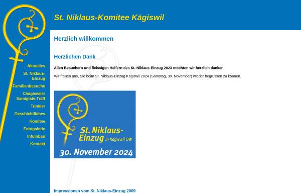 Vorschau von www.nikolaus-kaegiswil.ch, St. Niklaus-Einzug - St. Niklaus-Komitee Kägiswil (CH, Kt. Obwalden)