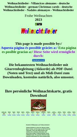 Vorschau der mobilen Webseite weihnachtslieder.michaelsmusik.bplaced.net, Weihnachtslieder by Michael Schmitz
