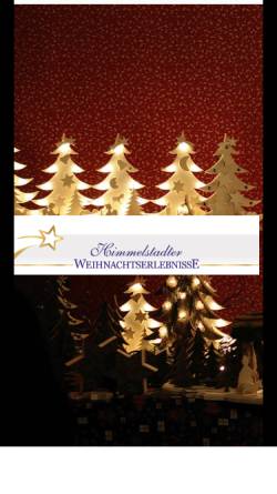 Vorschau der mobilen Webseite weihnachtserlebnisse.de, Himmelstadt Weihnachtsmarkt - Gemeinde Himmelstadt