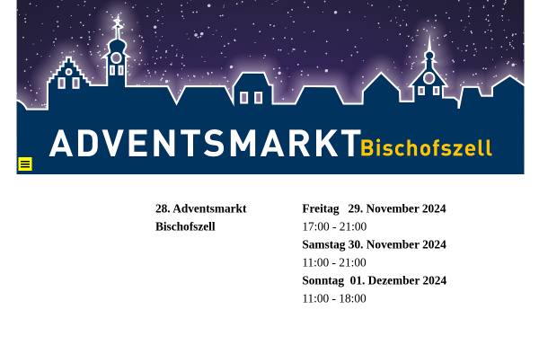 Vorschau von www.adventsmarkt-bischofszell.ch, Bischofszell (TG) - Adventsmarkt