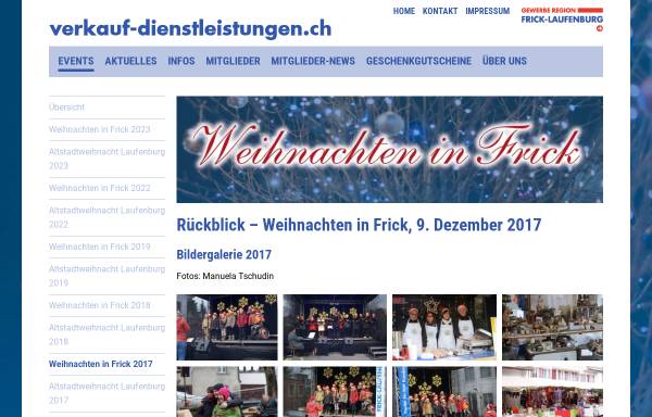 Vorschau von www.geref.ch, Frick (AG) - Weihnachten in Frick, Gewerberegion Frick - Laufenberg