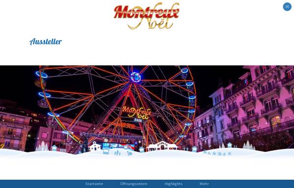 Vorschau von www.montreuxnoel.com, Montreux (VD) - Weihnachtsdorf in Caux, Marché de Noël Montreux Sàrl