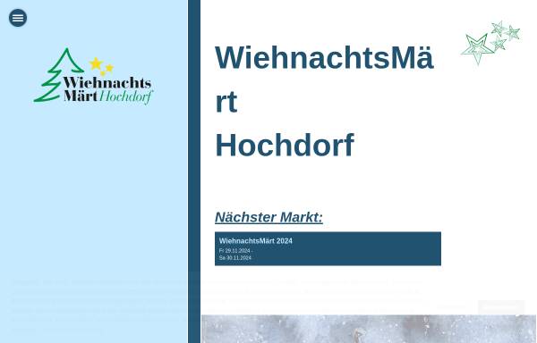Vorschau von www.weihnachtsmarkt-hochdorf.ch, Hochdorf (LU) - Wiehnachts Märt