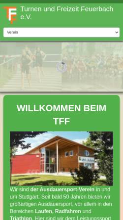 Vorschau der mobilen Webseite www.tffeuerbach.de, TF Feuerbach