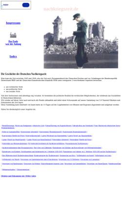 Vorschau der mobilen Webseite nachkriegszeit.de, Deutsche Geschichte 1945 bis 1949