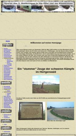 Vorschau der mobilen Webseite www.eifelrusty.de, Spuren des 2. Weltkriegs in der Eifel und am Niederrhein