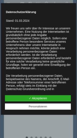 Vorschau der mobilen Webseite www.bonhoeffer-haus-berlin.de, Bonhoeffer–Haus