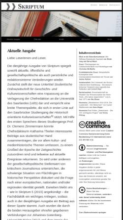Vorschau der mobilen Webseite www.skriptum-geschichte.de, Skriptum