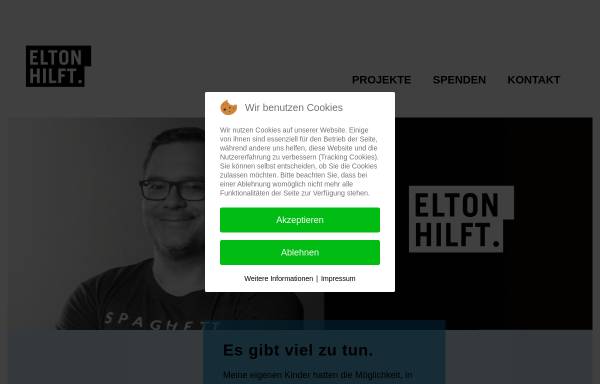 Vorschau von www.elton-hilft.de, Elton hilft