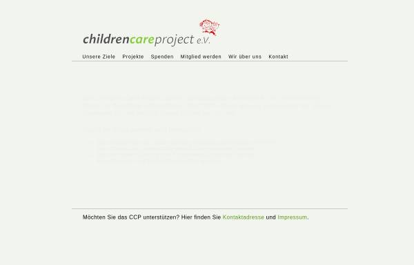 Vorschau von www.children-care-project.de, Children Care Project