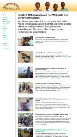 Vorschau der mobilen Webseite www.hilfswaise.de, HilfsWaise e.V.